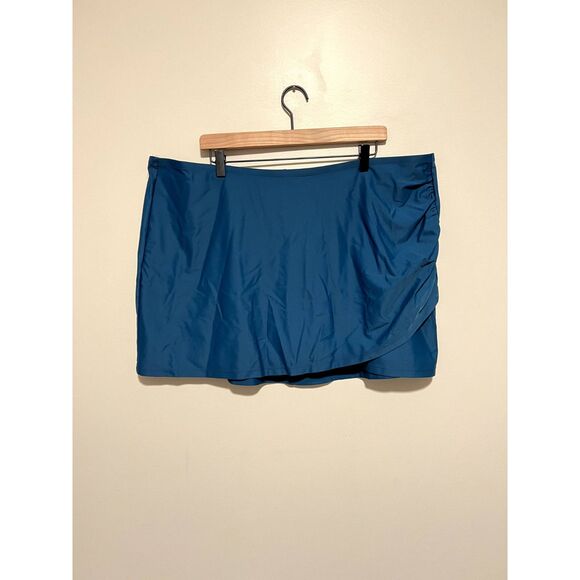 NWT Summersalt The Ruched Swim Skirt in Seaweed Women's Plus Size 2XL - Picture 7 of 12